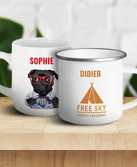 Mug publicitaire et tasse personnalisée avec logo