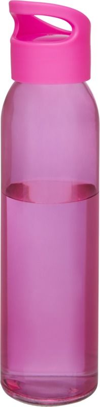 Bouteille publicitaire de sport 500 ml en verre|Sky Rose