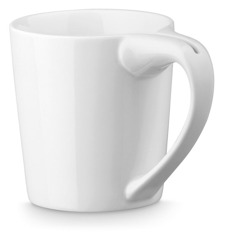 Mug personnalisable en porcelaine pour thé|Wring Blanc