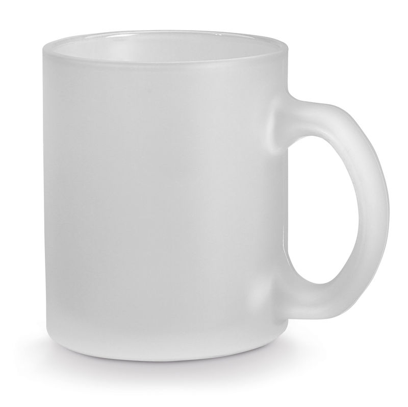 Mug personnalisé en verre givré|Kenny II Blanc