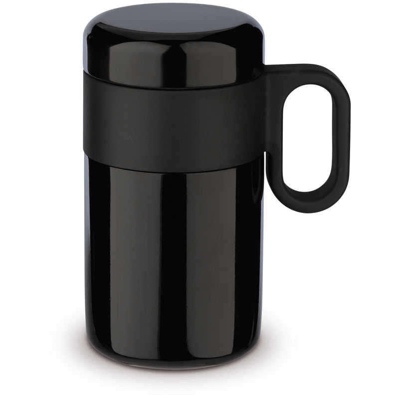 Mug Isotherme Flow avec poignée 250ml (250 ml, Vert clair, Acier