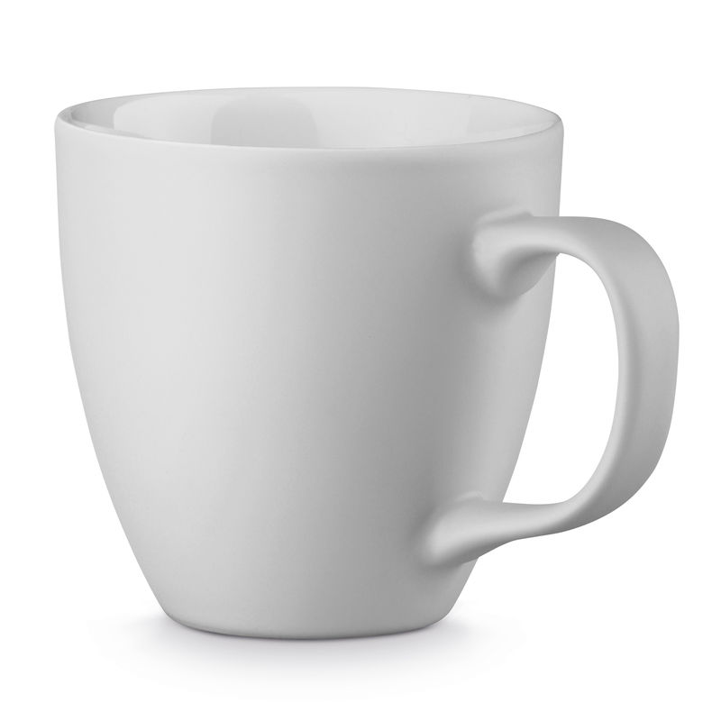 Tasse personnalisable en porcelaine|Panthony mat Blanc