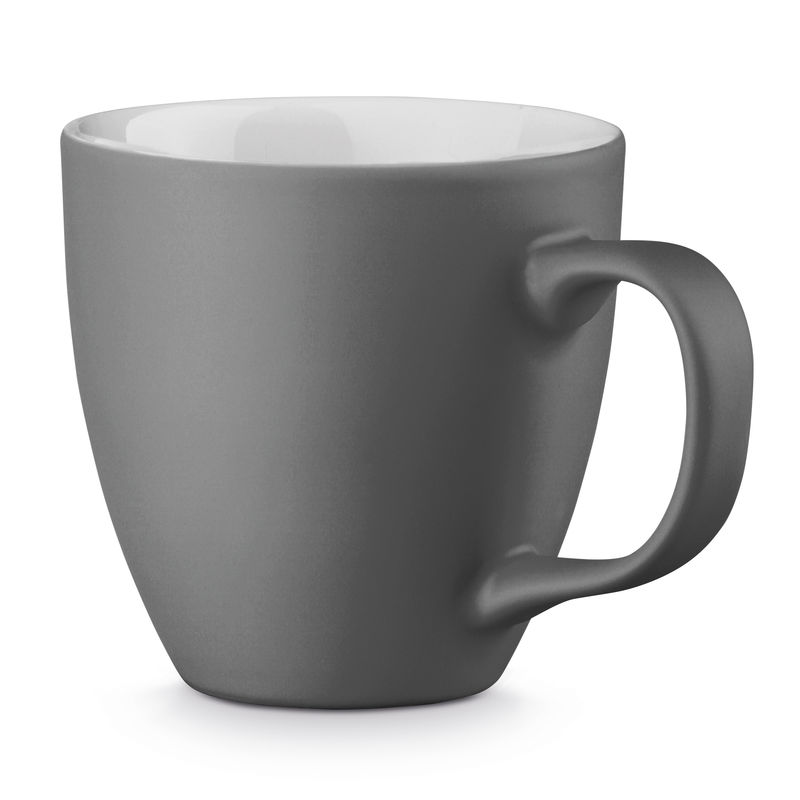 Tasse personnalisable en porcelaine|Panthony mat Gris