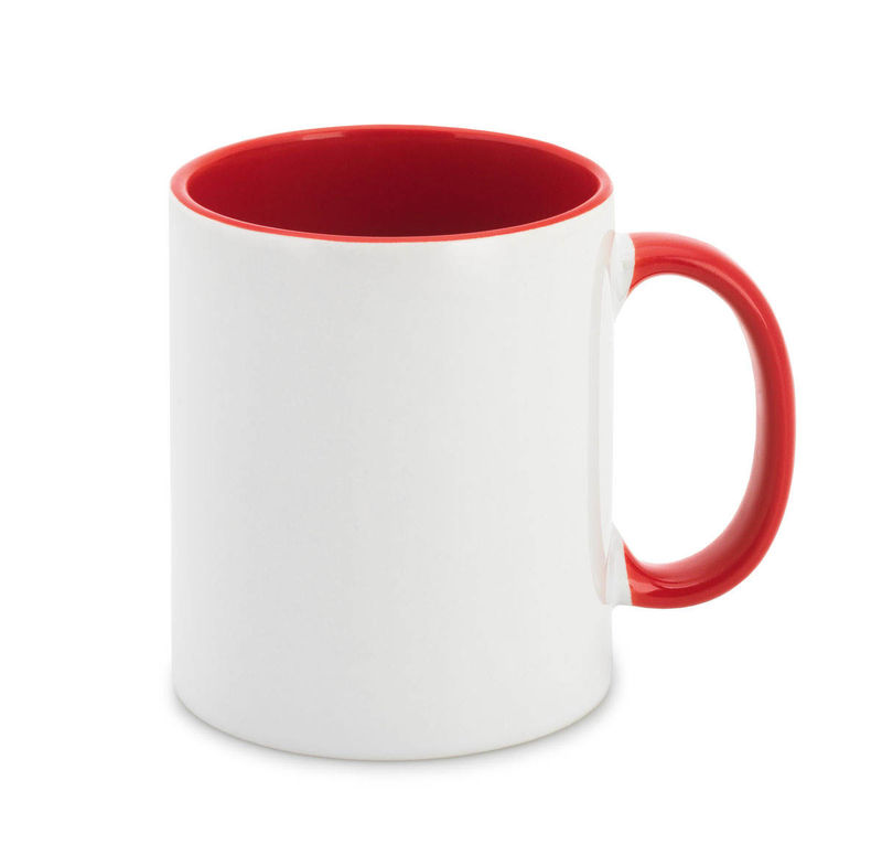 2x gobelet / mug rouge 350 ml - Céramique - mugs / tasses rouges