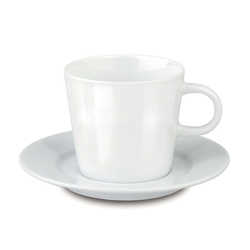Tasse Publicitaire | Tasse Et Soucoupe Fancy Espresso Blanc