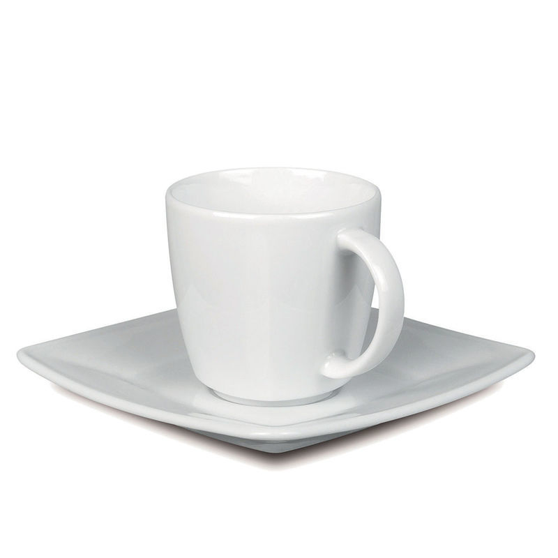 Tasse Publicitaire | Tasse Et Soucoupe Maxim Espresso Blanc