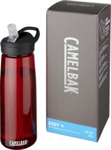 Bouteille personnalisable de sport Tritan™ 750 ml|Eddy+ Rouge