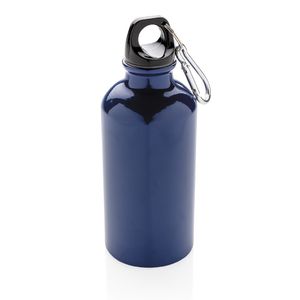 Bouteille sport en aluminium mousqueton|Domingo Blue