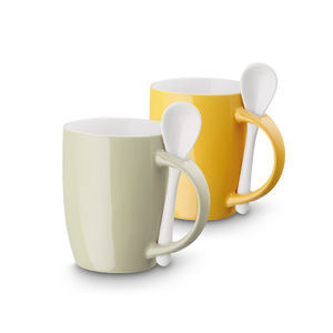 Mug personnalisable en céramique avec cuillère|Hercule