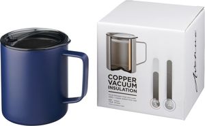 Mug publicitaire 420 ml avec isolation par le vide et couche de cuivre Rover|Rover Marine