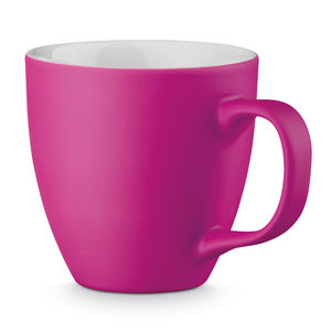 Tasse personnalisable en porcelaine|Panthony mat Rose foncé