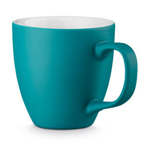 Tasse personnalisable en porcelaine|Panthony mat Turquoise
