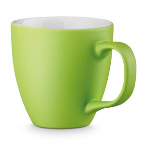 Tasse personnalisable en porcelaine|Panthony mat Vert citron