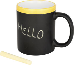 Tasse personnalisée | Chalk Jaune