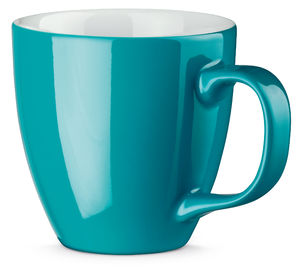 Tasse publicitaire en porcelaine|Panthony Turquoise