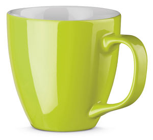 Tasse publicitaire en porcelaine|Panthony Vert citron