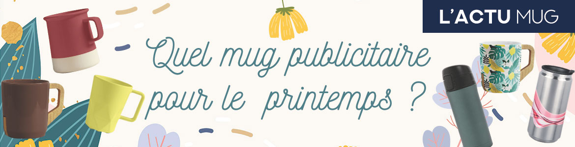 mug publicitaire printemps